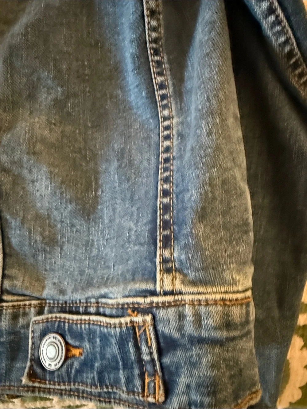 LC Lauren Conrad Medium Blue Denim Jean Jacket - Picture 10 of 15